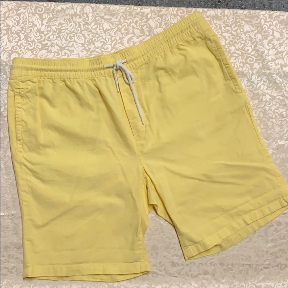 Cotton drawstring shorts